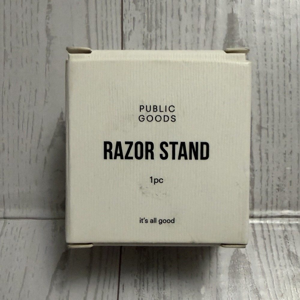 Public‎ Goods Razor Stand Silver New - Picture 3 of 4